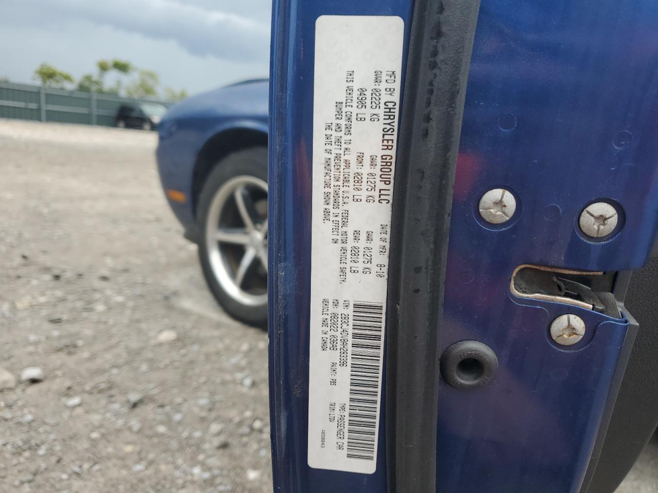 2010 Dodge Challenger Se VIN: 2B3CJ4DV8AH283396 Lot: 82146785