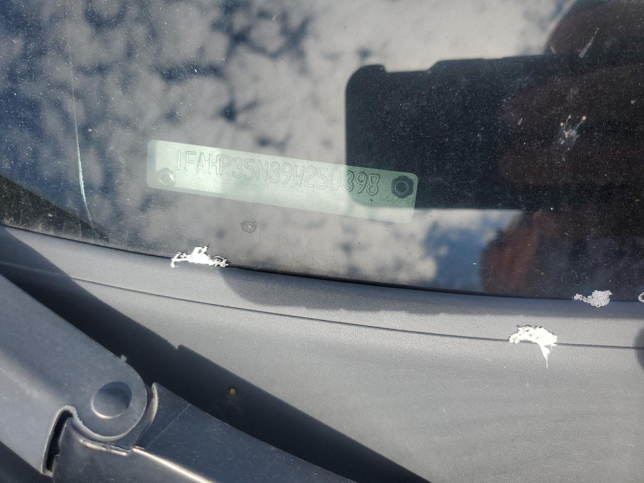 2009 Ford Focus Se VIN: 1FAHP35N39W250398 Lot: 80502745