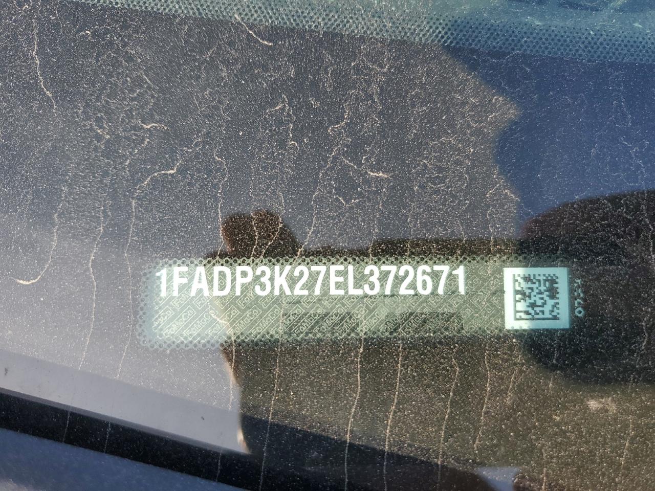 2014 Ford Focus Se VIN: 1FADP3K27EL372671 Lot: 80441735