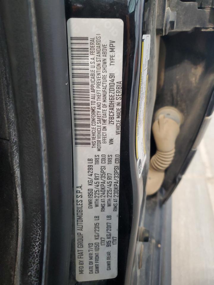 2014 Fiat 500L Trekking VIN: ZFBCFADH6EZ010491 Lot: 70987615