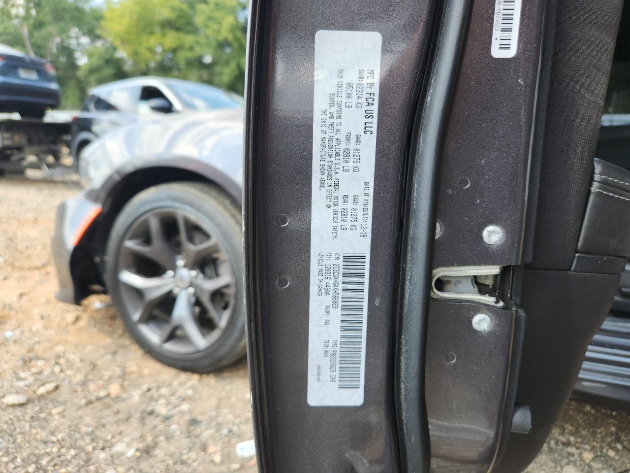 2019 Dodge Charger Gt VIN: 2C3CDXHG4KH566869 Lot: 80086545