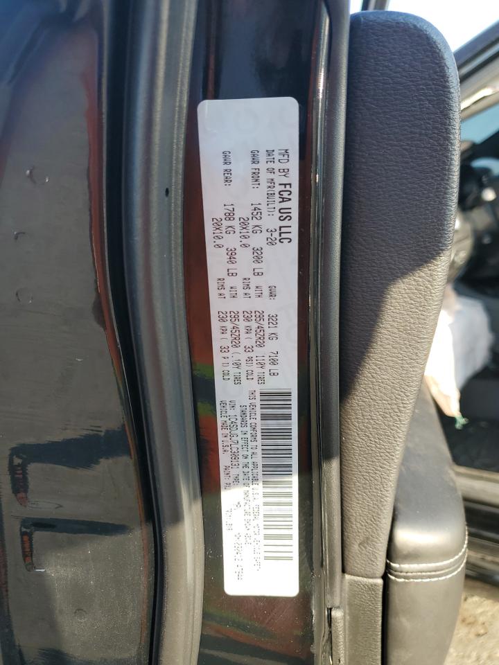 2020 Dodge Durango Srt VIN: 1C4SDJGJ7LC309131 Lot: 72100785