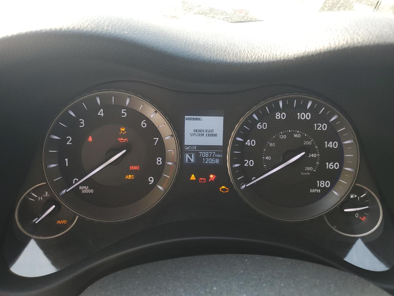 2019 Infiniti Q70L 3.7 Luxe VIN: JN1BY1PR0KM725432 Lot: 71617705