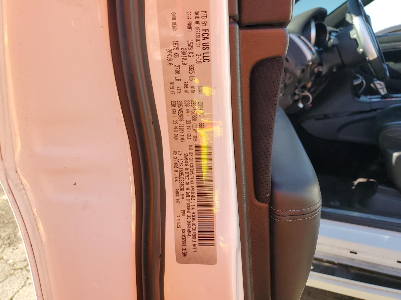 2018 Jeep Grand Cherokee Trackhawk VIN: 1C4RJFN95JC334636 Lot: 84267445