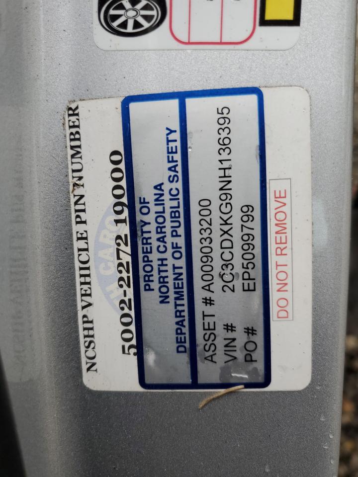 2022 Dodge Charger Police VIN: 2C3CDXKG9NH136395 Lot: 83768395