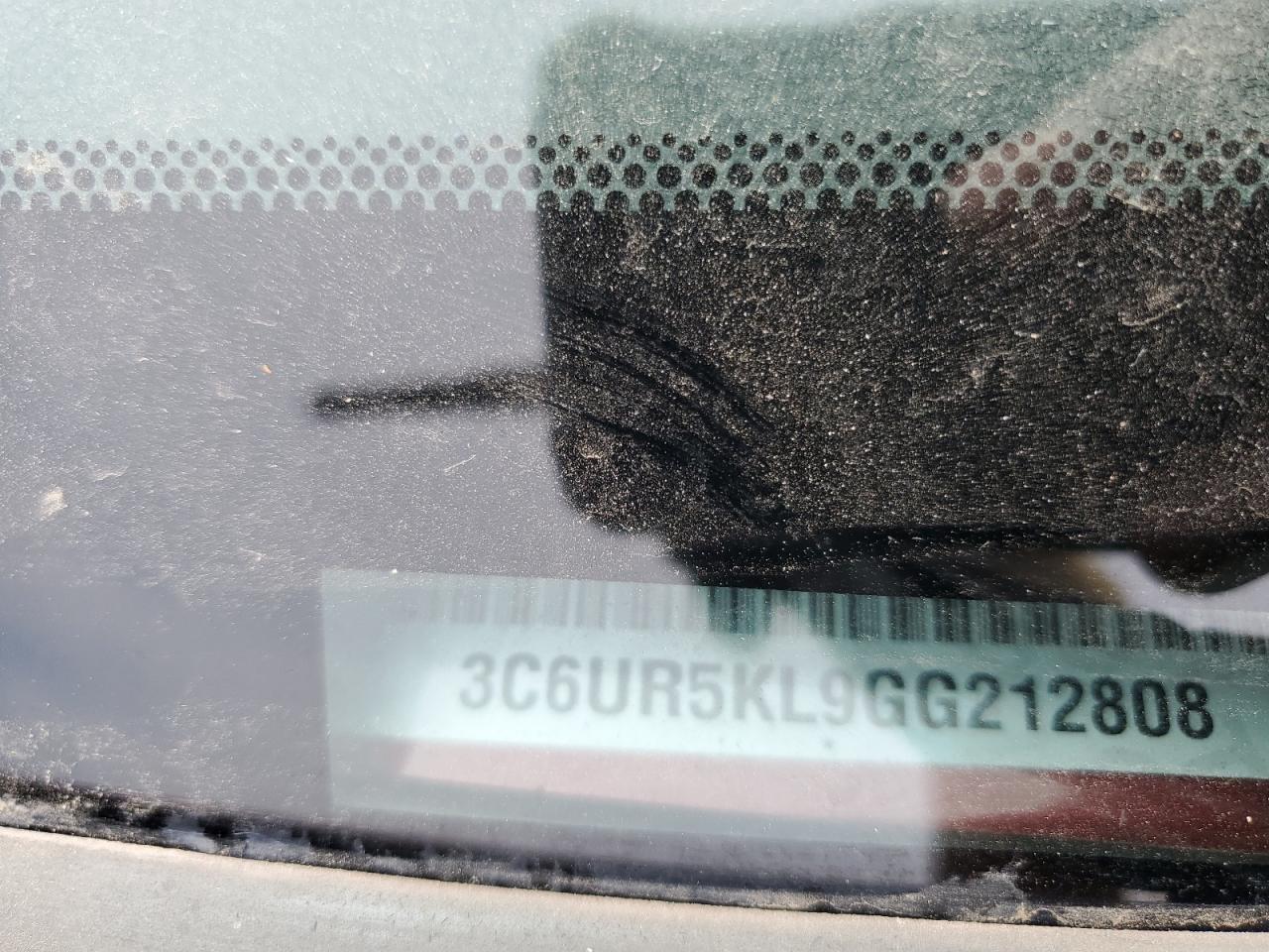 2016 Ram 2500 Laramie VIN: 3C6UR5KL9GG212808 Lot: 81856315