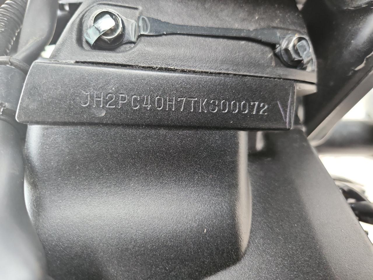 2026 Honda Cbr600 Rr VIN: JH2PC40H7TK300072 Lot: 81598575