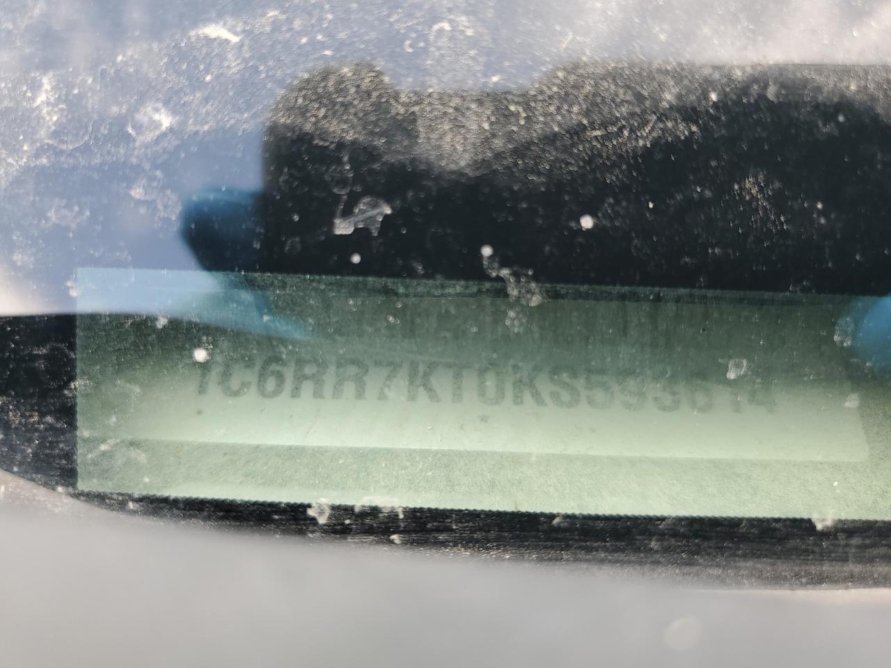 2019 Ram 1500 Classic Tradesman VIN: 1C6RR7KT0KS593614 Lot: 71252165