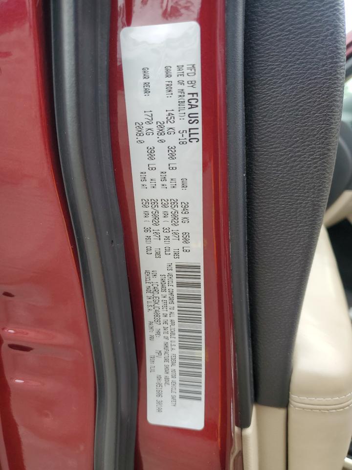 2018 Dodge Durango Citadel VIN: 1C4RDJEGXJC408397 Lot: 83971895