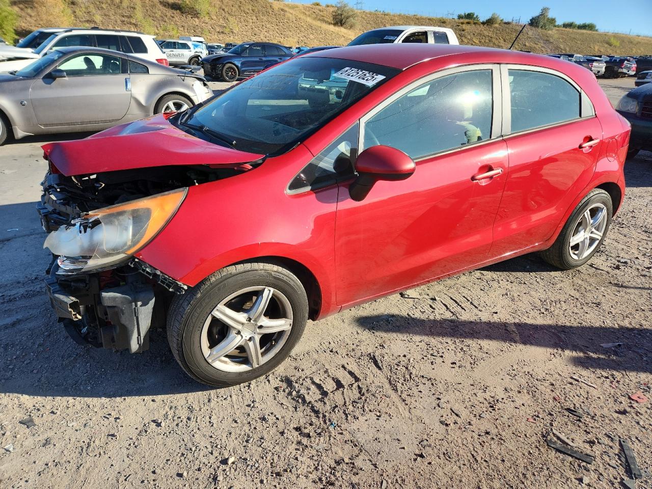 2012 Kia Rio Lx VIN: KNADM5A34C6090845 Lot: 81251625