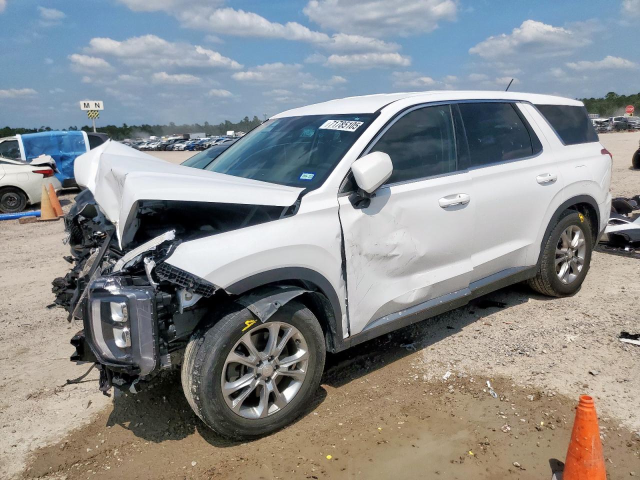 2020 HYUNDAI PALISADE WHITE VIN: KM8R14HE3LU091253