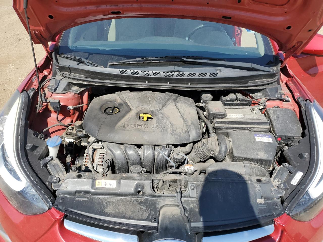 2014 Hyundai Elantra Se VIN: KMHDH4AE8EU173921 Lot: 81325705