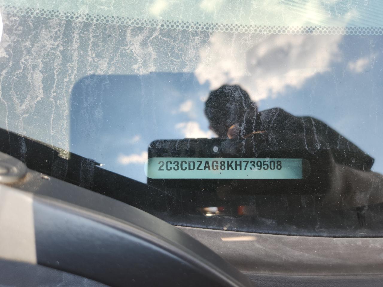 2019 Dodge Challenger Sxt VIN: 2C3CDZAG8KH739508 Lot: 81181265