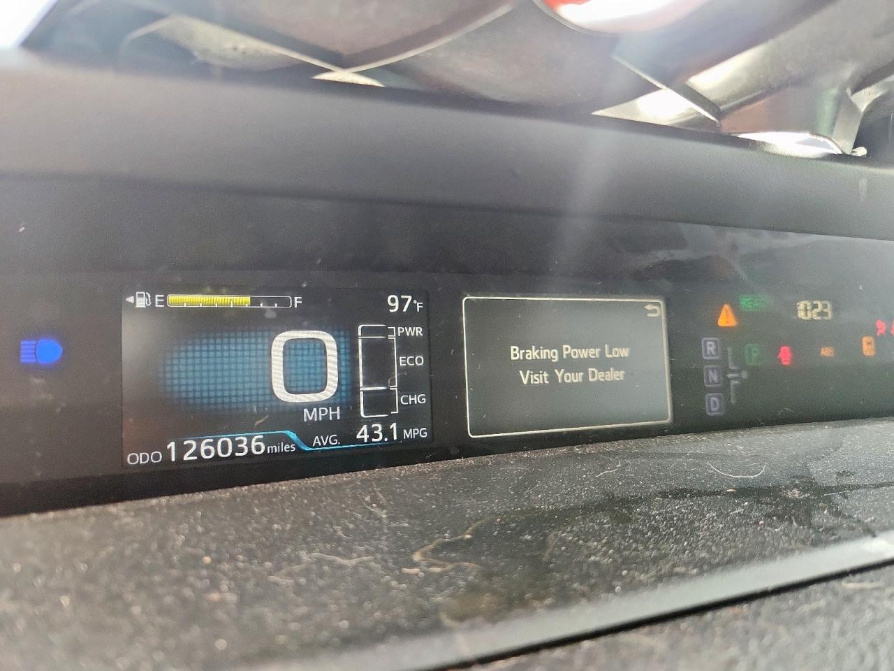 2016 Toyota Prius VIN: JTDKBRFU1G3005430 Lot: 83870475