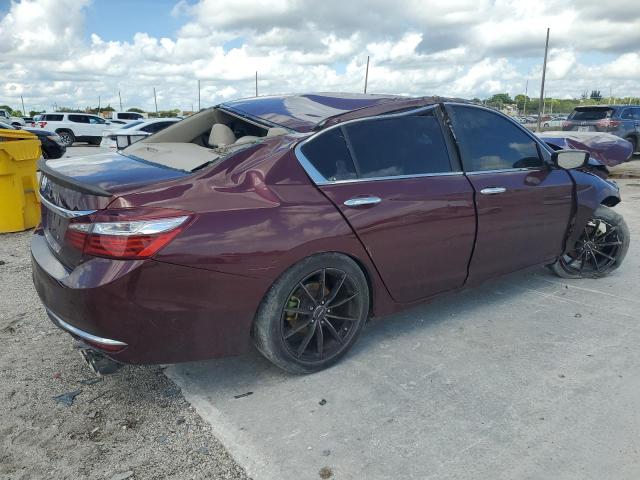  HONDA ACCORD 2017 Бордовый