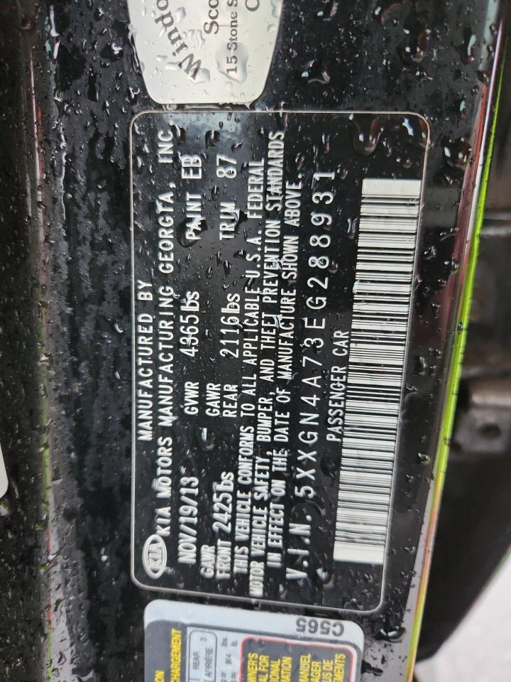 2014 Kia Optima Ex VIN: 5XXGN4A73EG288931 Lot: 81517755