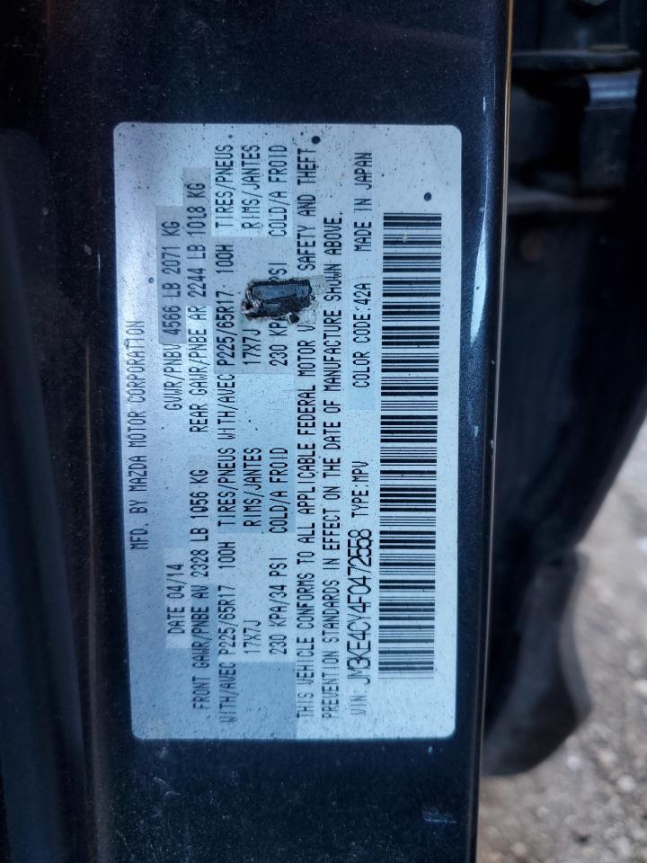 2015 Mazda Cx-5 Touring VIN: JM3KE4CY4F0472558 Lot: 83863975