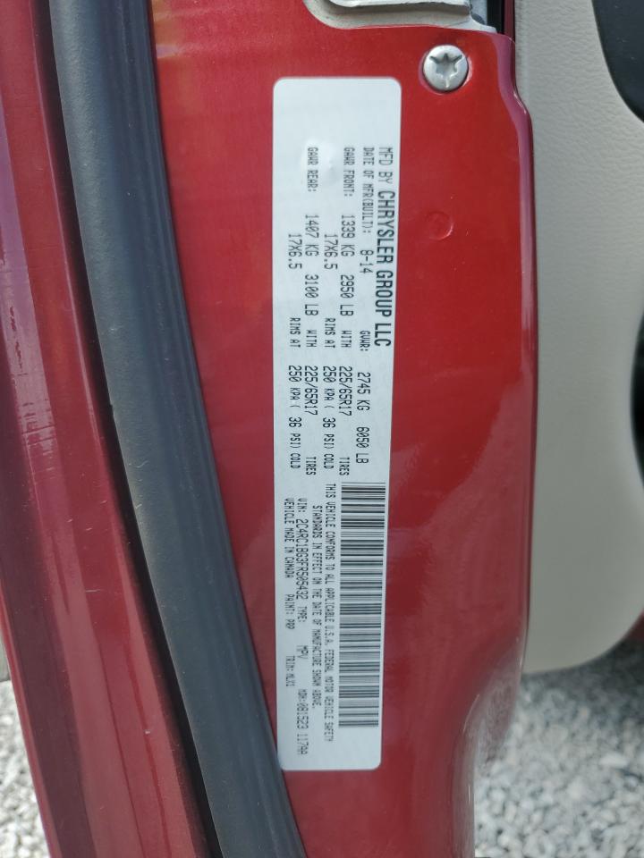 2015 Chrysler Town & Country Touring VIN: 2C4RC1BG3FR505432 Lot: 71477815