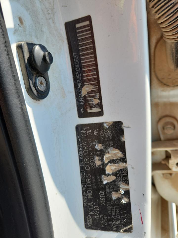 2014 Kia Forte Ex VIN: KNAFX4A83E5049637 Lot: 67860235