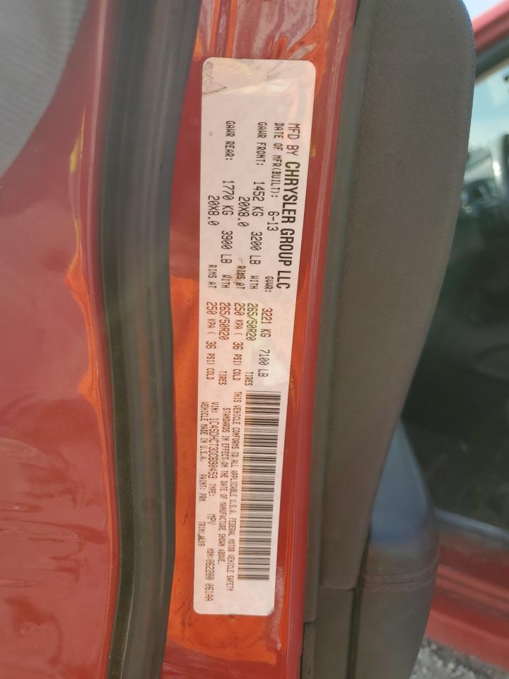 2013 Dodge Durango R/T VIN: 1C4SDHCT3DC690459 Lot: 71819435