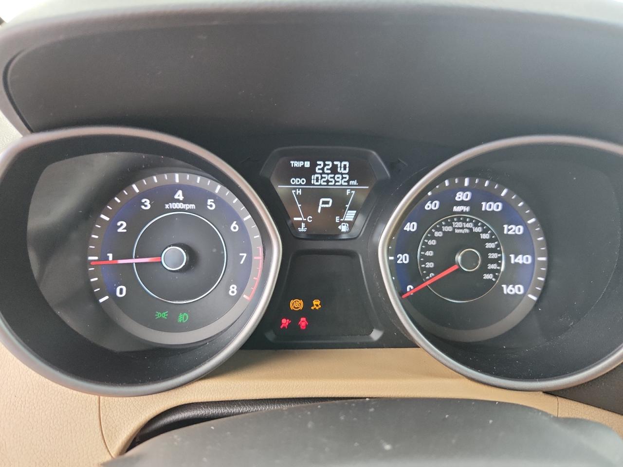 2013 Hyundai Elantra Gls VIN: 5NPDH4AE0DH378923 Lot: 84446855