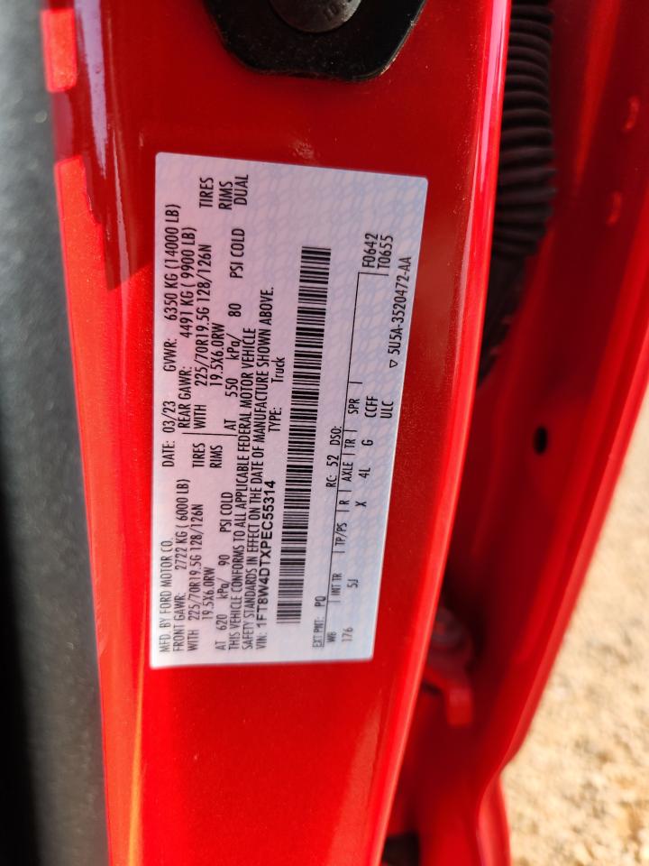 2023 Ford F450 Super Duty VIN: 1FT8W4DTXPEC55314 Lot: 80617175