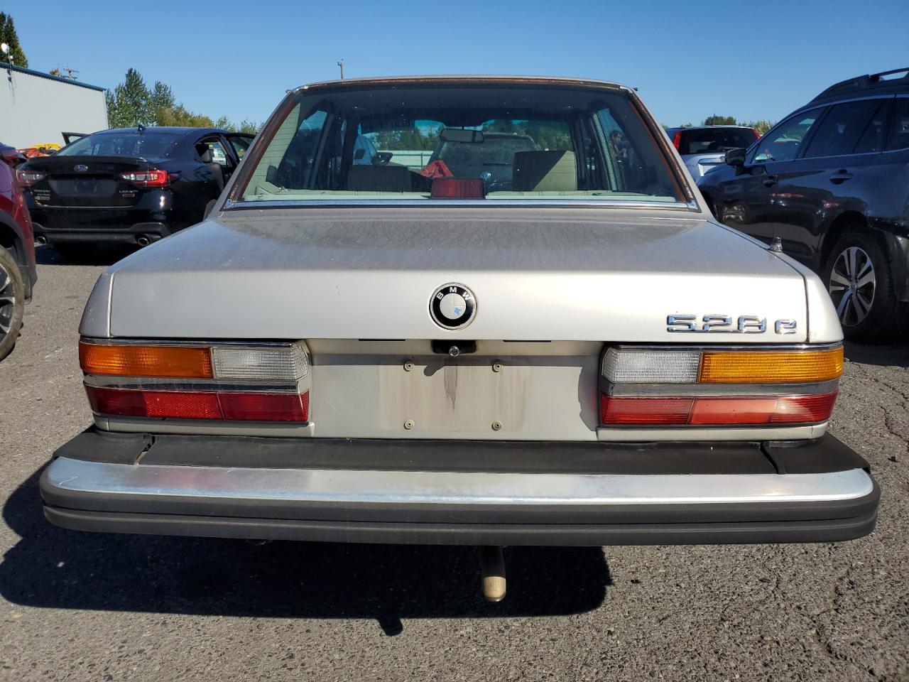 1988 BMW 528 E Automatic VIN: WBADK8302J9900401 Lot: 82071165