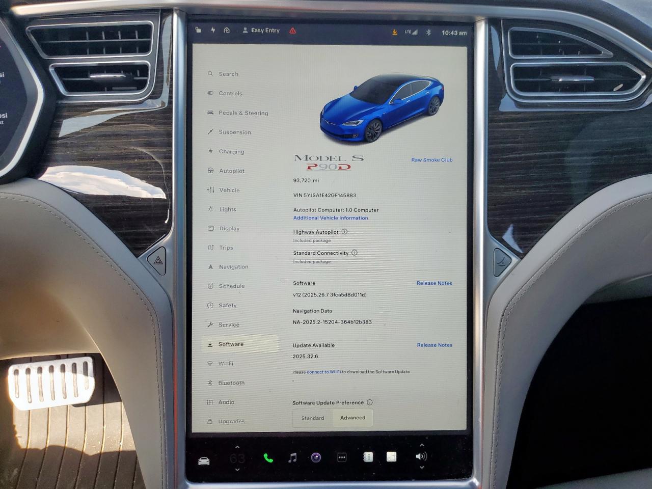 2016 Tesla Model S VIN: 5YJSA1E42GF145883 Lot: 81840585