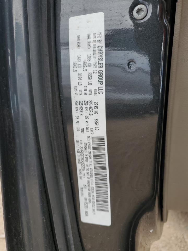 2012 Dodge Grand Caravan Sxt VIN: 2C4RDGCG9CR365235 Lot: 71588495