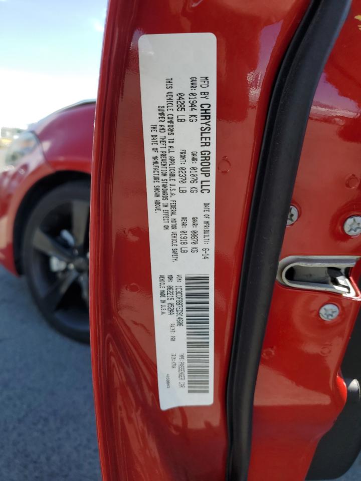 2014 Dodge Dart Sxt VIN: 1C3CDFBB7ED914608 Lot: 81828715