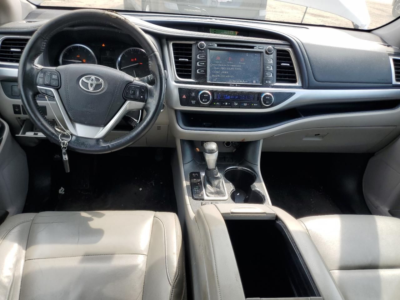 2015 Toyota Highlander Xle VIN: 5TDKKRFH7FS105614 Lot: 71732065