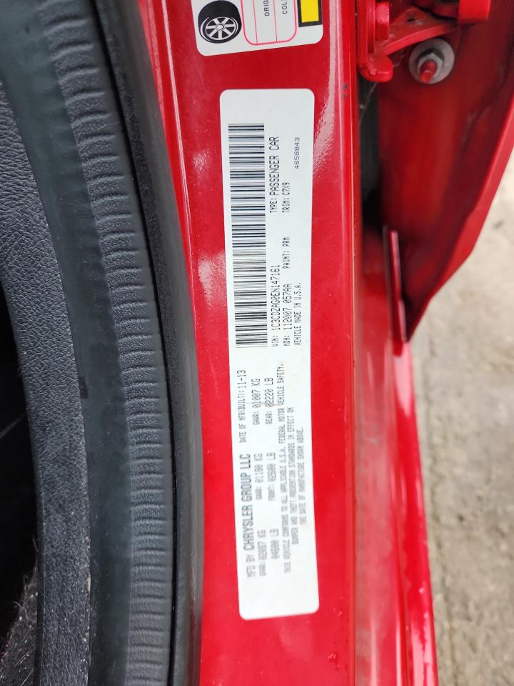 2014 Dodge Avenger Se VIN: 1C3CDZAG0EN147161 Lot: 81705825