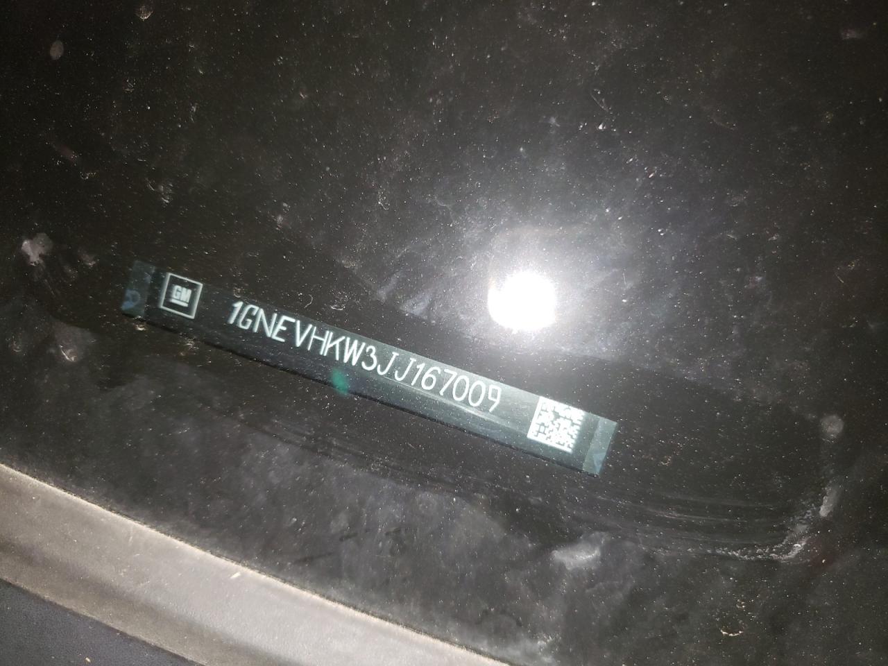 2018 Chevrolet Traverse Lt VIN: 1GNEVHKW3JJ167009 Lot: 71133245