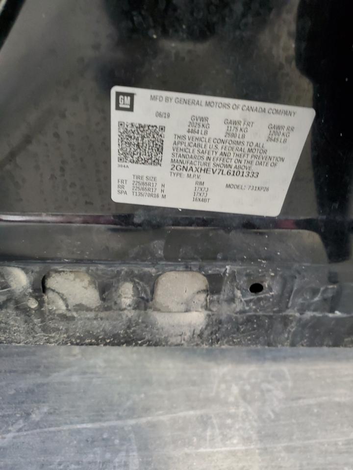 2020 Chevrolet Equinox Ls VIN: 2GNAXHEV7L6101333 Lot: 81674845