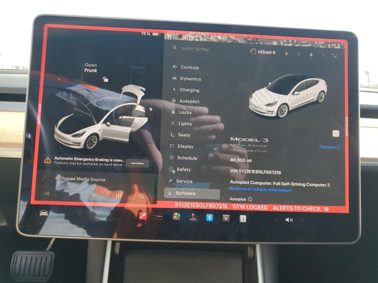 2020 Tesla Model 3 VIN: 5YJ3E1EB0LF807218 Lot: 81521085