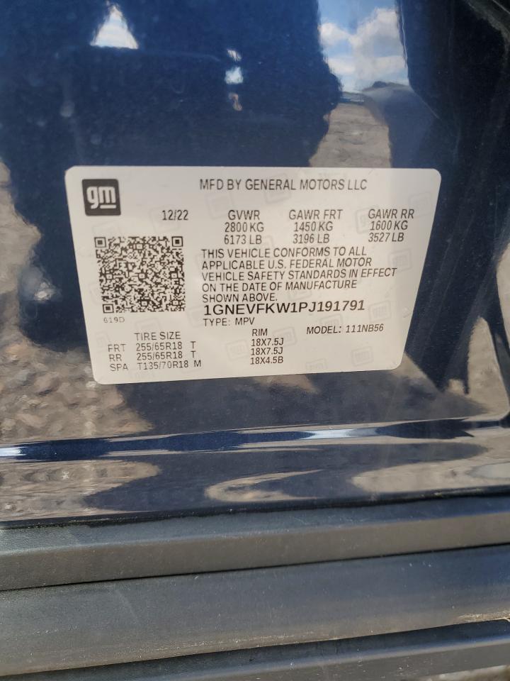 2023 Chevrolet Traverse Ls VIN: 1GNEVFKW1PJ191791 Lot: 84457175