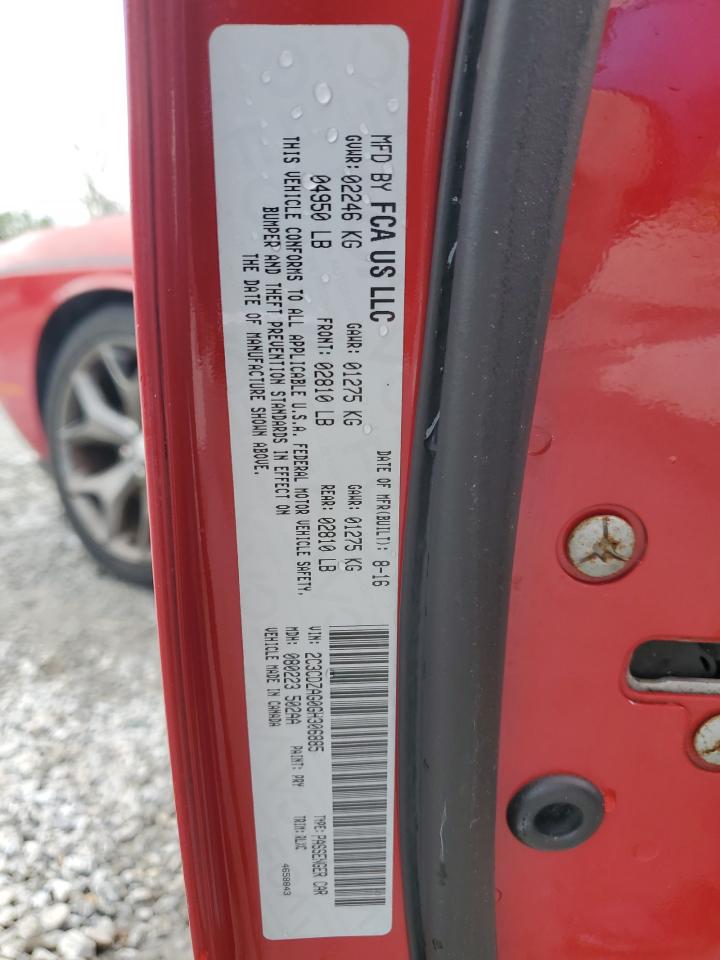 2016 Dodge Challenger Sxt VIN: 2C3CDZAG0GH306885 Lot: 80127905
