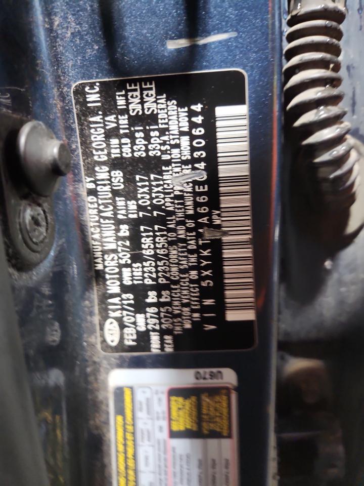 2014 Kia Sorento Lx VIN: 5XYKT4A66EG430644 Lot: 83807545