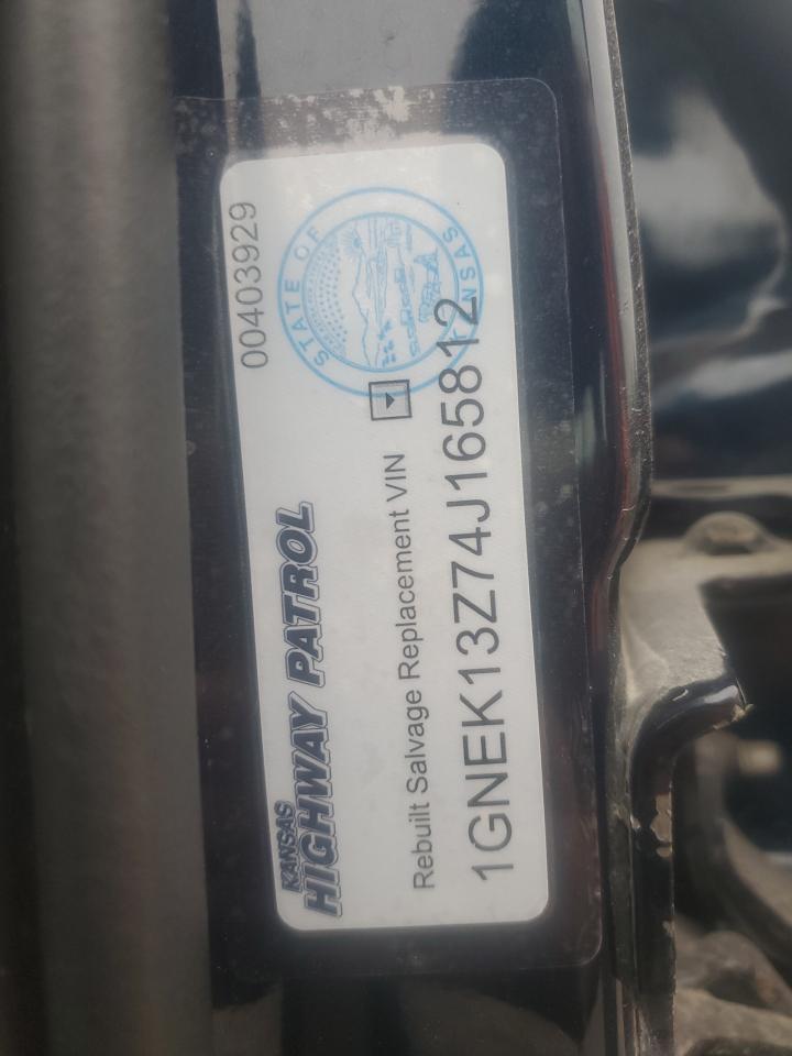 2004 Chevrolet Tahoe K1500 VIN: 1GNEK13Z74J165812 Lot: 57061115