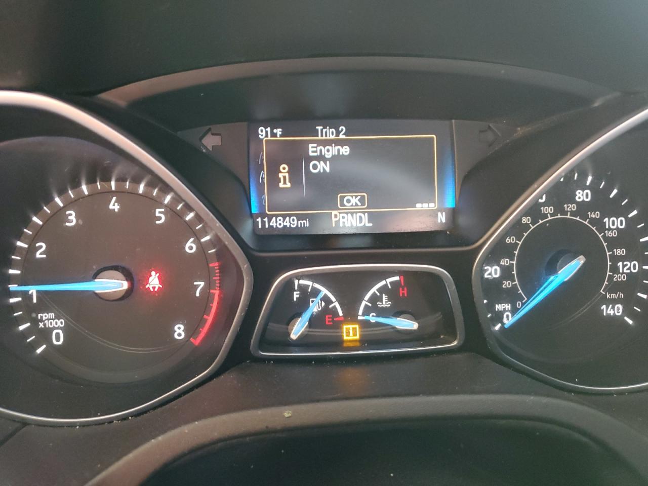 2015 Ford Focus Se VIN: 1FADP3F29FL256478 Lot: 81149095