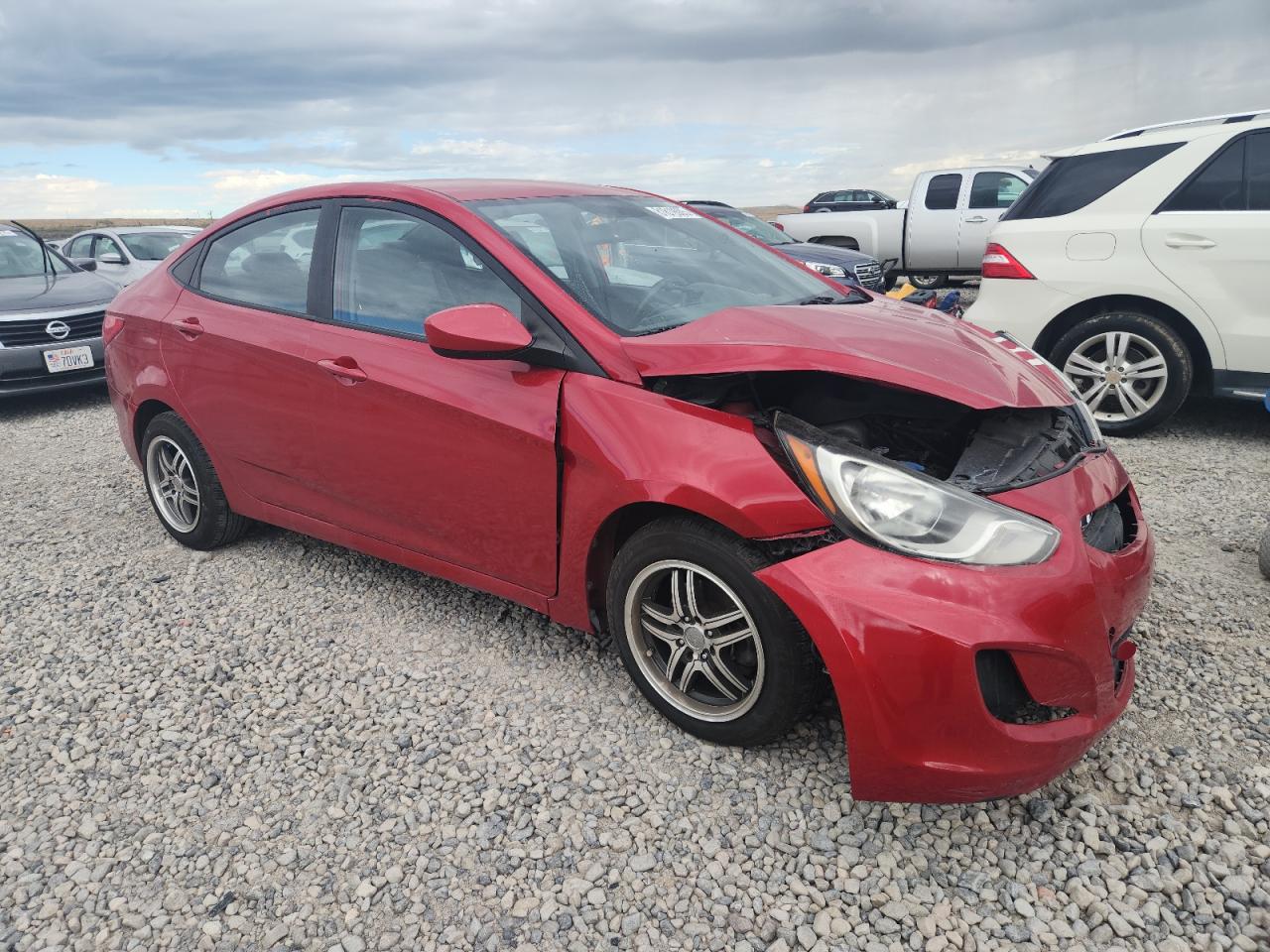 2013 Hyundai Accent Gls VIN: KMHCT4AE1DU451759 Lot: 81819005