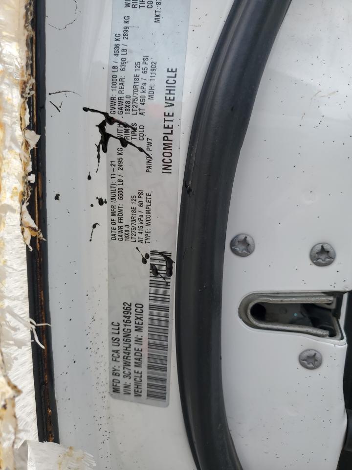 2022 Ram 2500 Tradesman VIN: 3C7WR4HJ6NG164962 Lot: 83841065