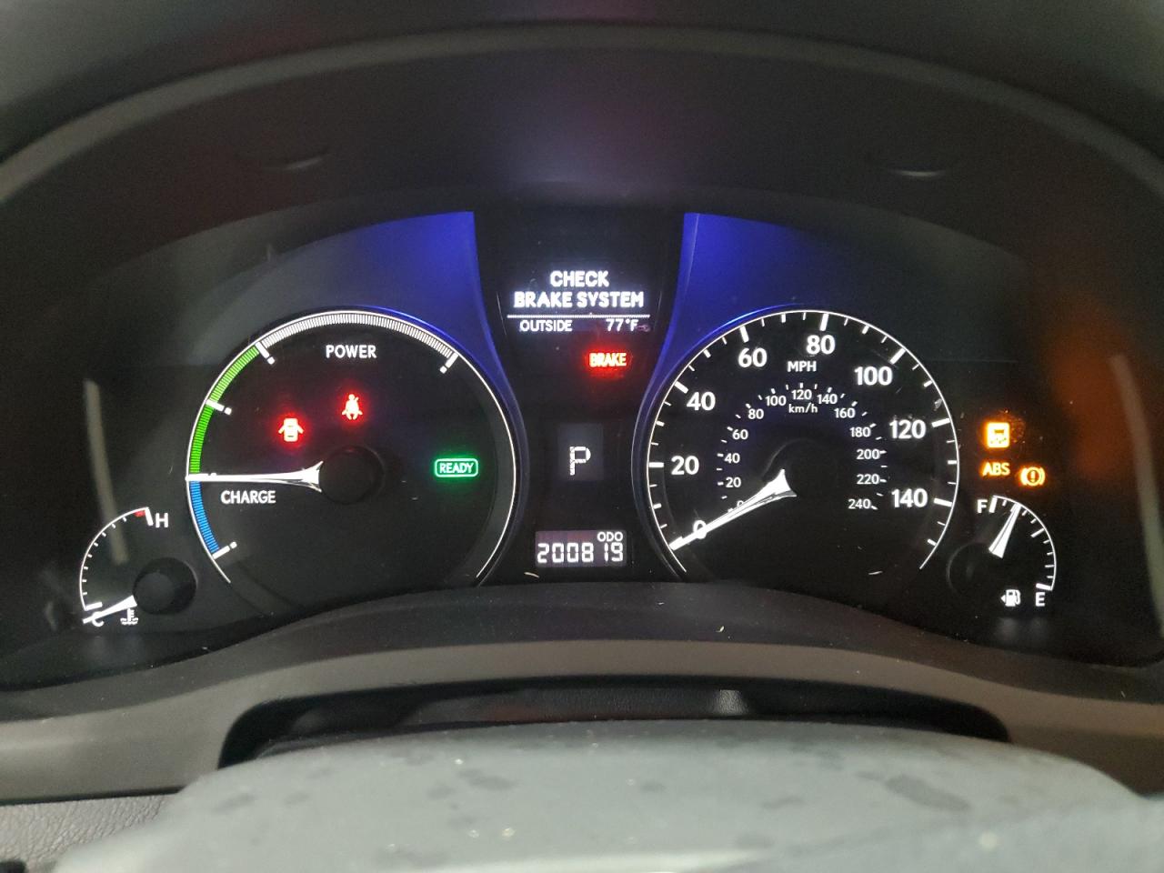 2011 Lexus Rx 450H VIN: JTJBC1BA0B2034696 Lot: 81120975