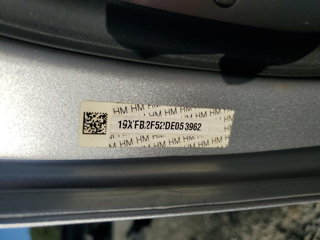 2013 Honda Civic Lx VIN: 19XFB2F52DE053962 Lot: 81494235