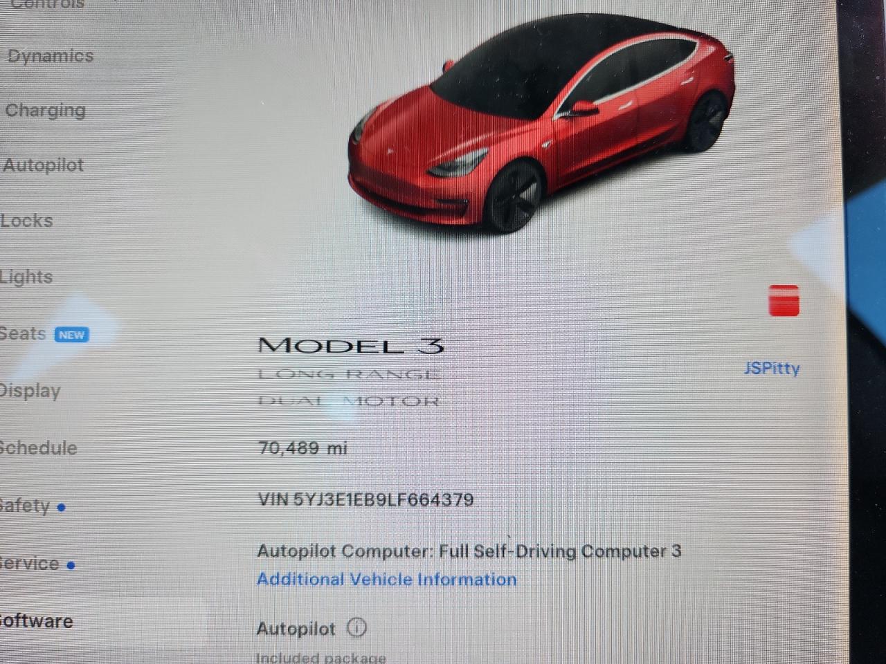 2020 Tesla Model 3 VIN: 5YJ3E1EB9LF664379 Lot: 80410685
