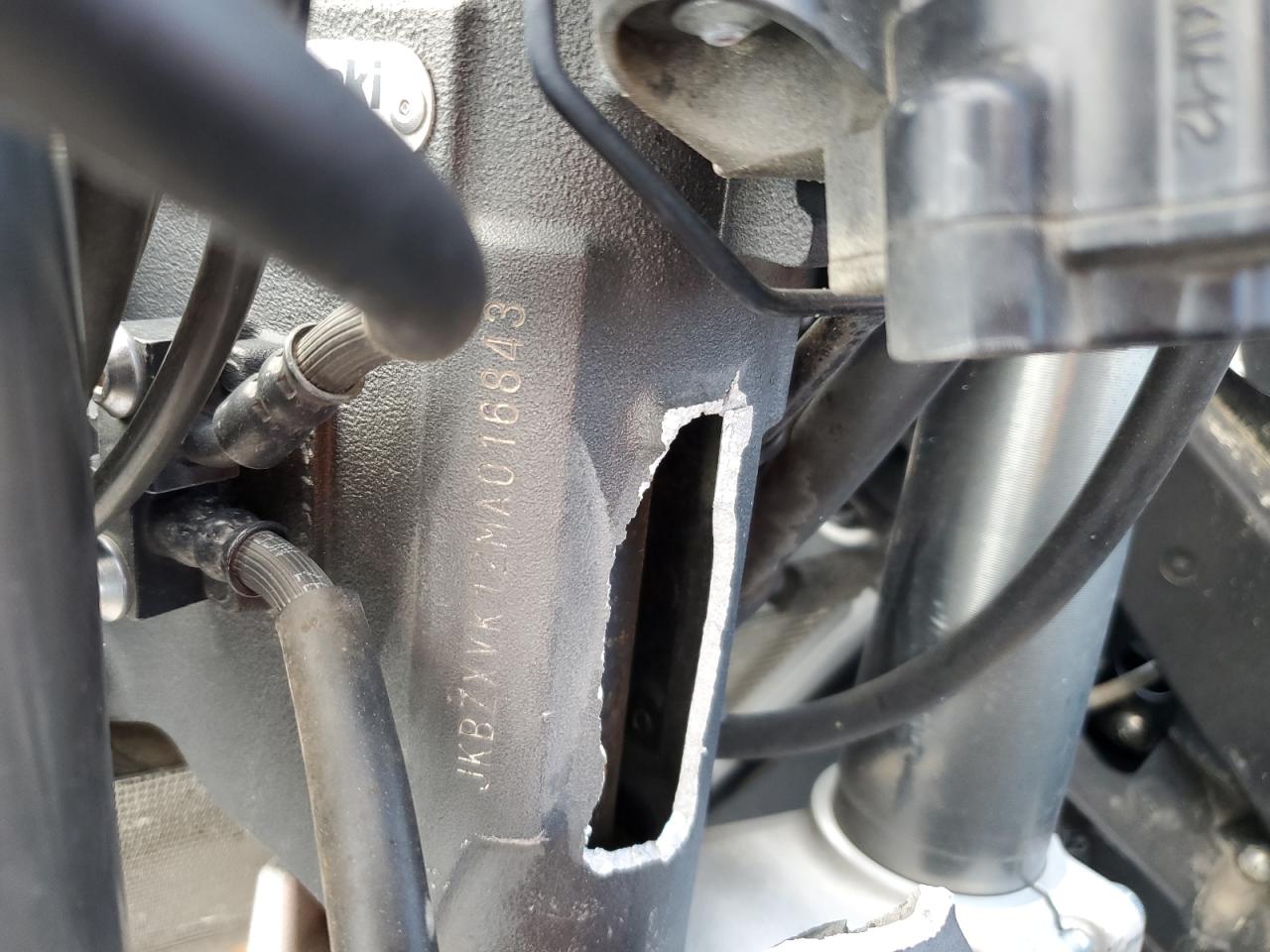 2021 Kawasaki Zx1002 K VIN: JKBZXVK12MA016843 Lot: 81503545