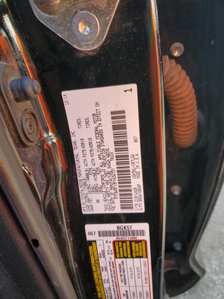 2015 Toyota Tundra Double Cab Limited VIN: 5TFBW5F19FX436737 Lot: 80256235