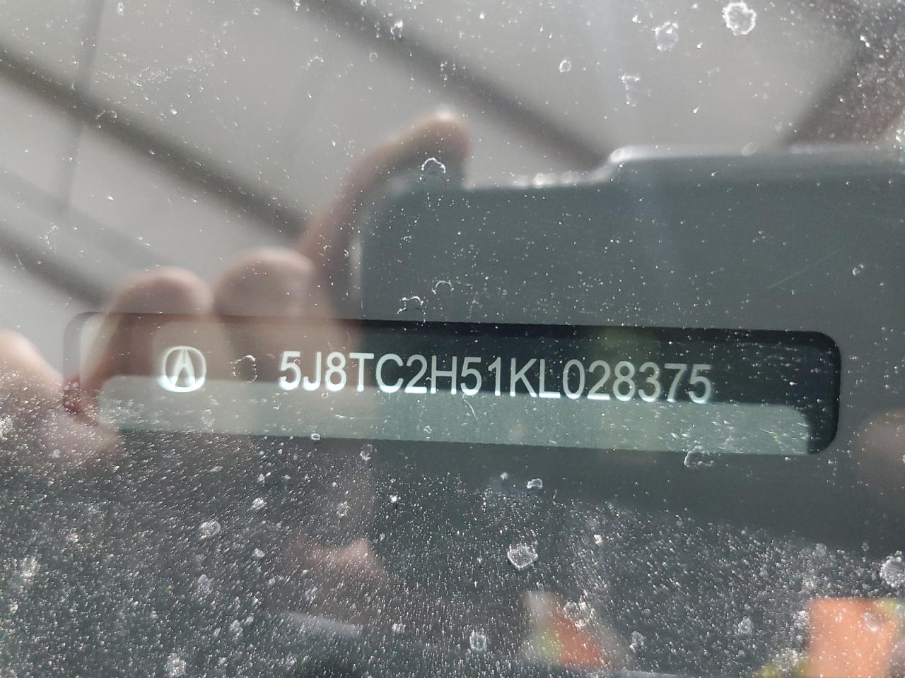 2019 Acura Rdx Technology VIN: 5J8TC2H51KL028375 Lot: 84422605