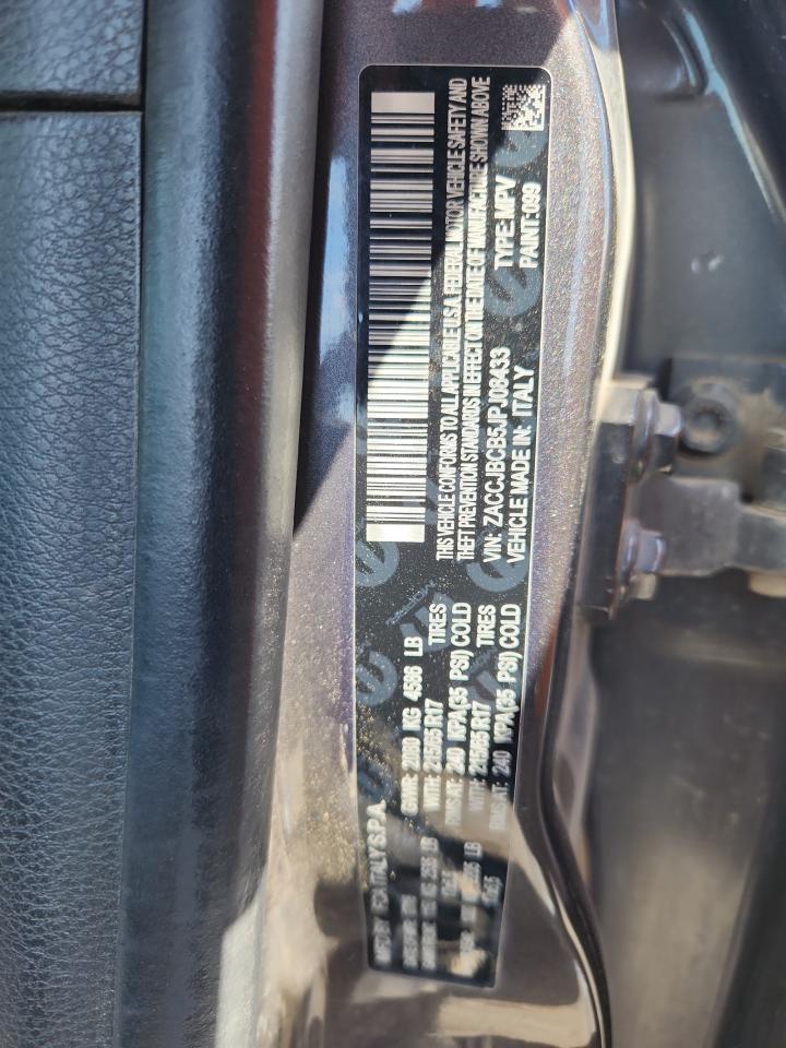 2018 Jeep Renegade Trailhawk VIN: ZACCJBCB5JPJ08433 Lot: 71548925