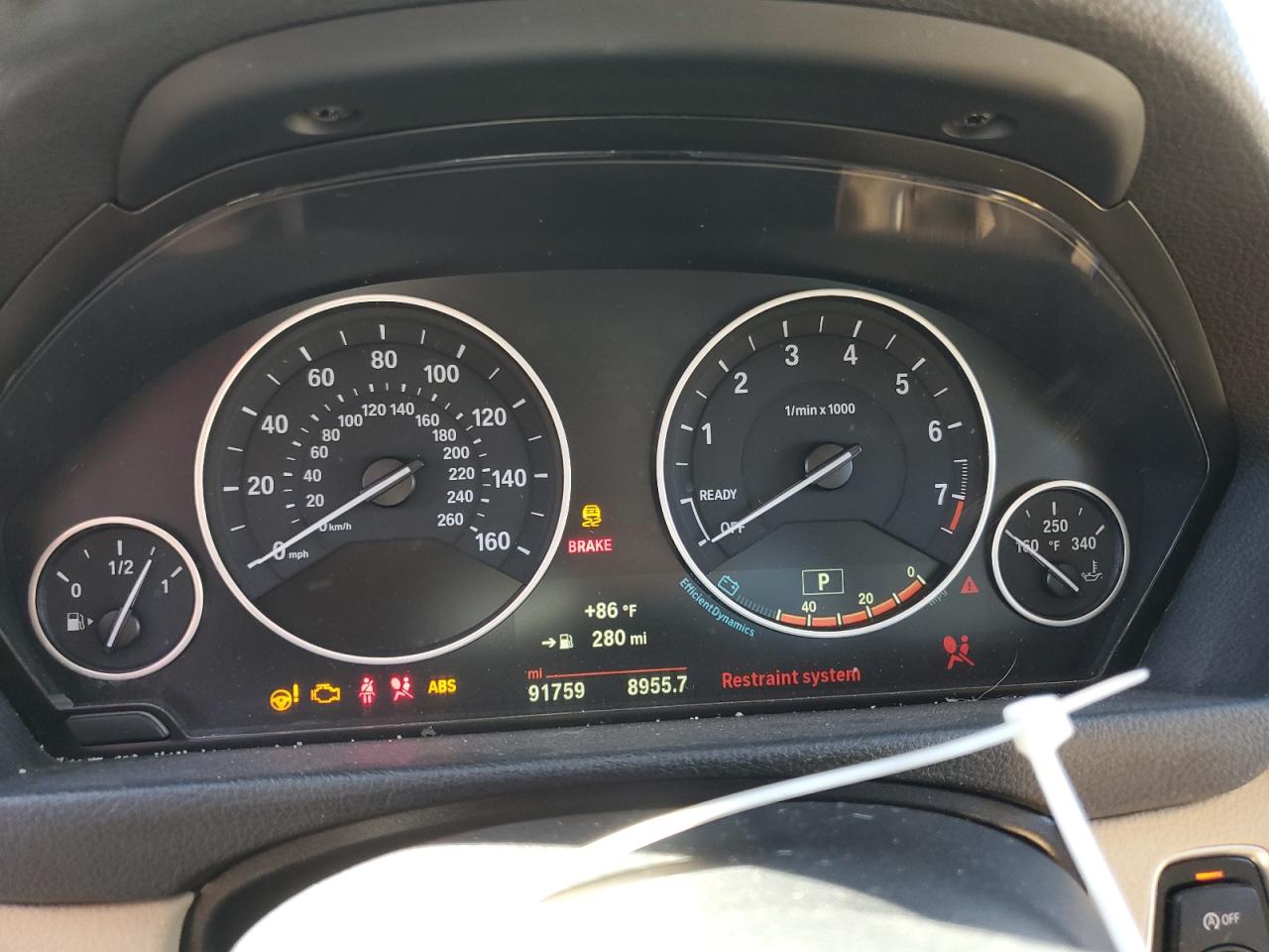 2015 BMW 328 I Sulev VIN: WBA3C1C50FK122076 Lot: 83910125